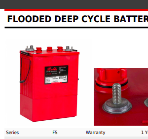 6-volt 425Ah Flooded L16